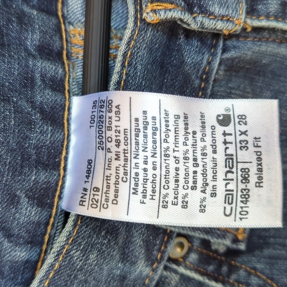 Carhartt men jeans - Picture 2 of 3